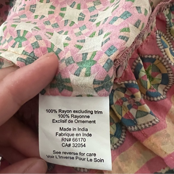 Beautiful Tanvi Kedia Printed Boho Dress XS - Picture 9 of 10